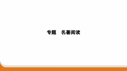名著阅读+++课件+2024年中考语文(江苏省苏州市专用)二轮专题复习