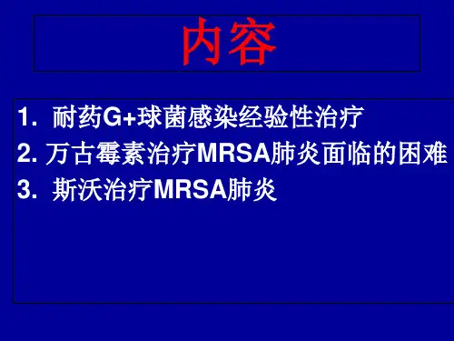 多药耐药G球菌与院内肺炎-PPT文档