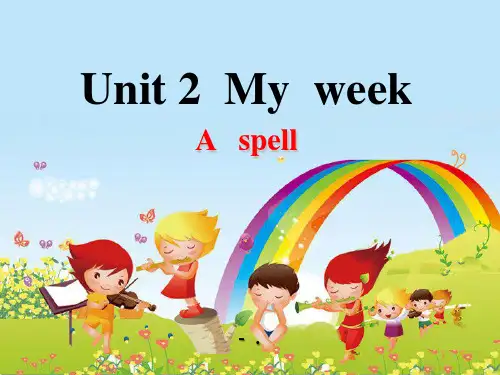 《My week》PPT课件4
