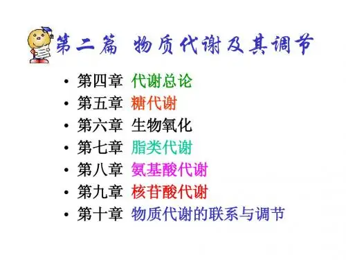 生物化学之糖代谢