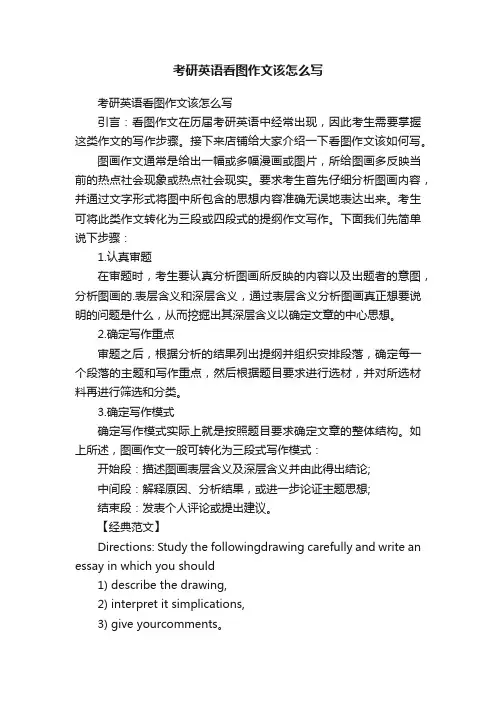 考研英语看图作文该怎么写