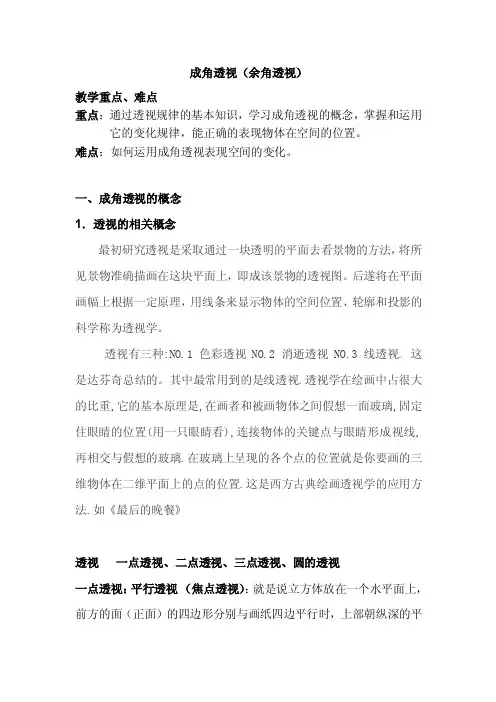 成角透视（精）