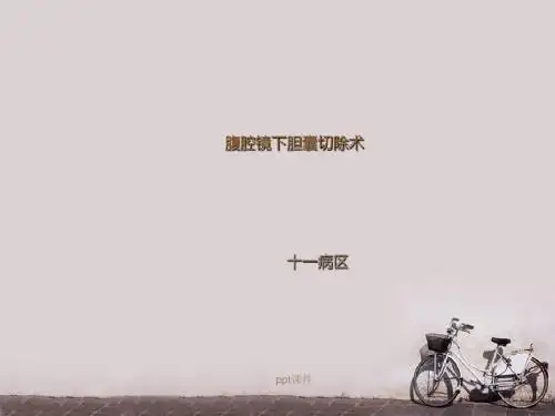 腹腔镜胆囊切除术  ppt课件