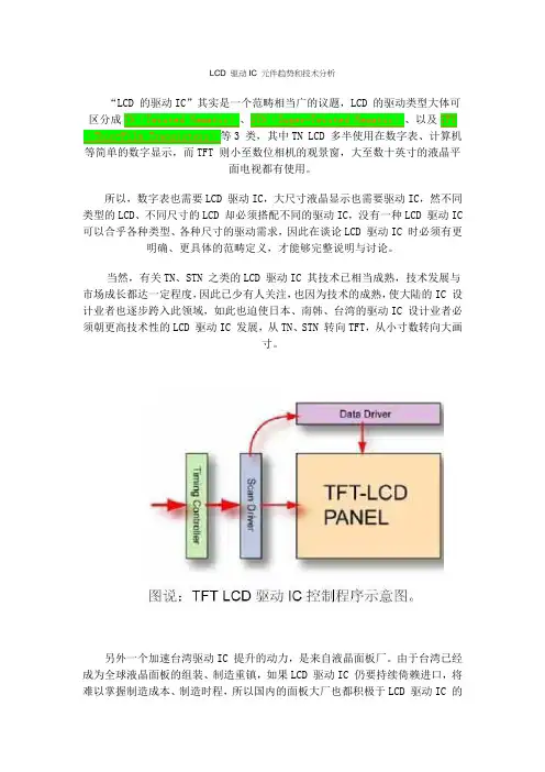 LCD 的驱动IC