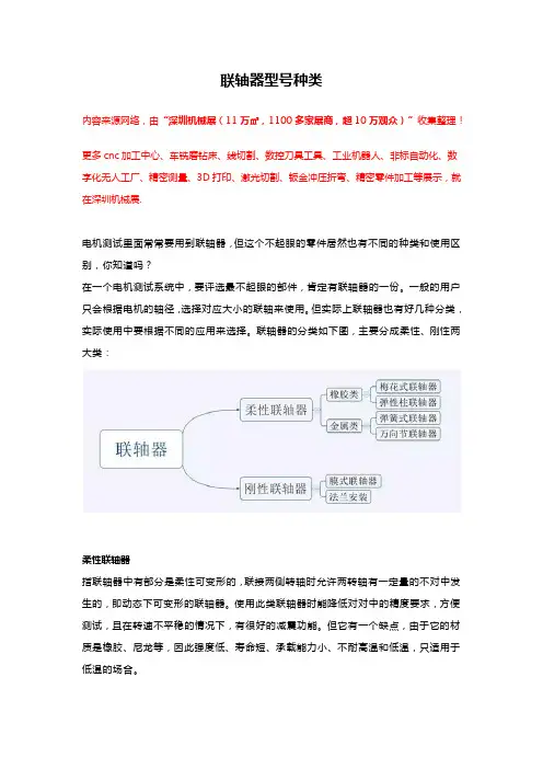 (完整)联轴器种类大全,推荐文档