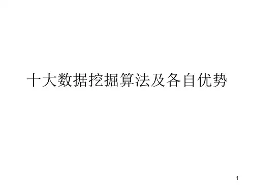 十大数据挖掘算法PPT学习课件