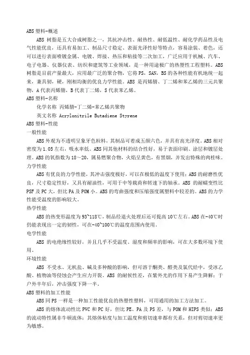 ABS塑料