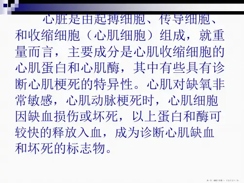心肌标志物新