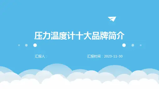 压力温度计十大品牌简介