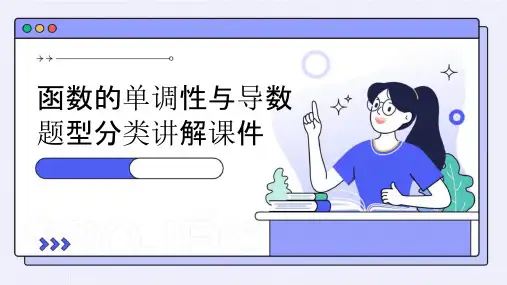 函数的单调性与导数题型分类讲解课件
