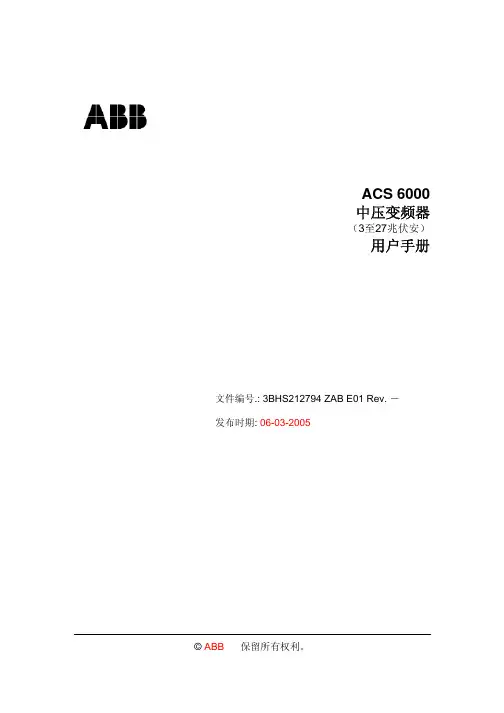 ACS6000中文手册