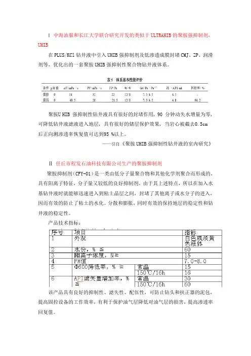 聚胺产品概况