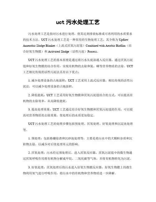 uct污水处理工艺