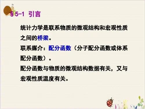统计力学基本原理PPT.