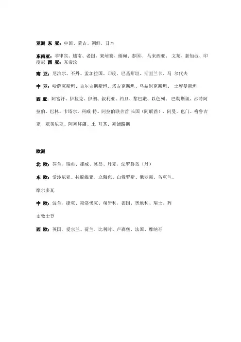 各国2G网络频段