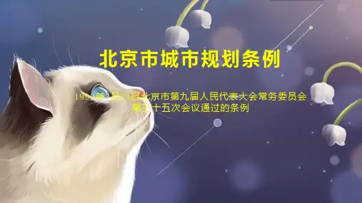 北京市城市规划条例