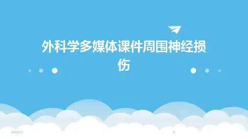 2024版年度外科学多媒体课件周围神经损伤