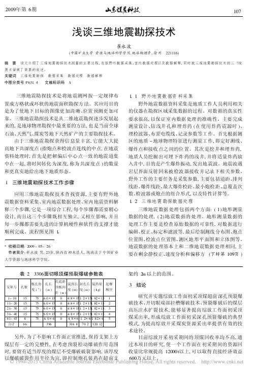 浅谈三维地震勘探技术 (1)