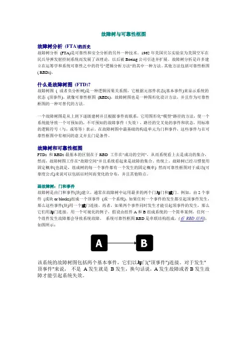 故障树与可靠性框图