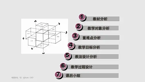 CAD说课PPT教学课件