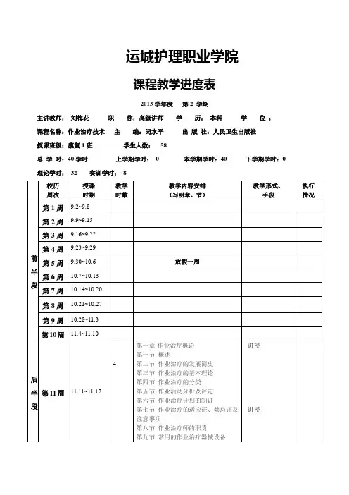 作业治疗
