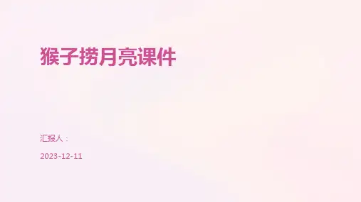 猴子捞月亮课件