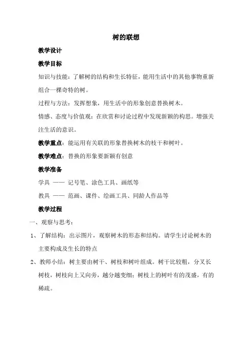 树的联想