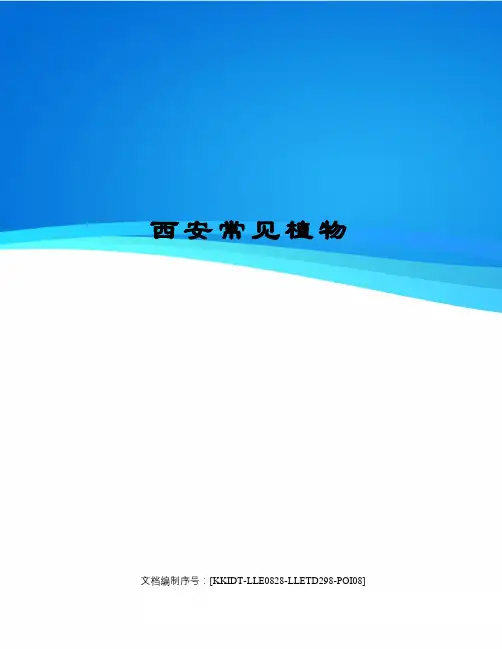 西安常见植物