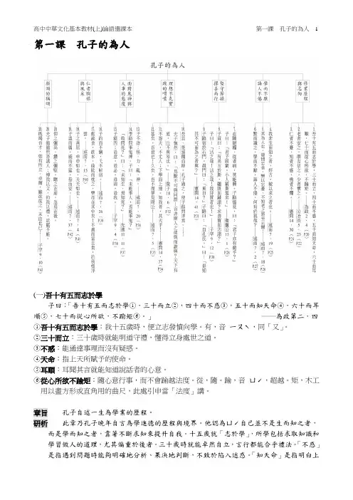03_中华文化基本教材(上)论语选课本_第一课 孔子的为人[13页]