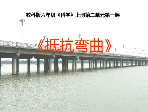 【教科版】《抵抗弯曲》PPT-上课课件1