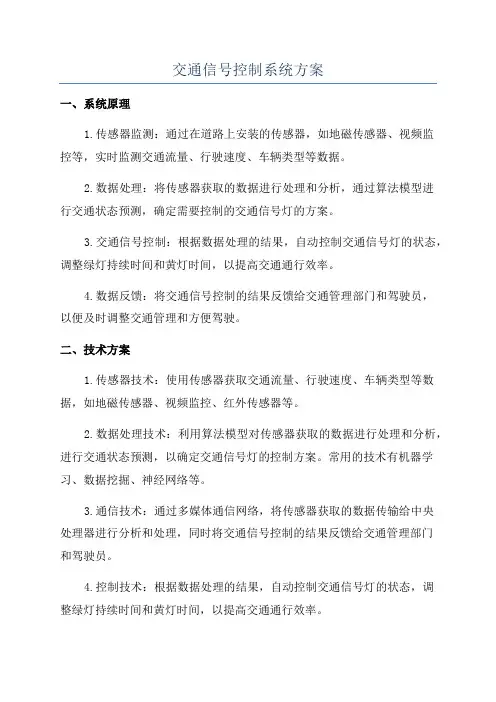 交通信号控制系统方案