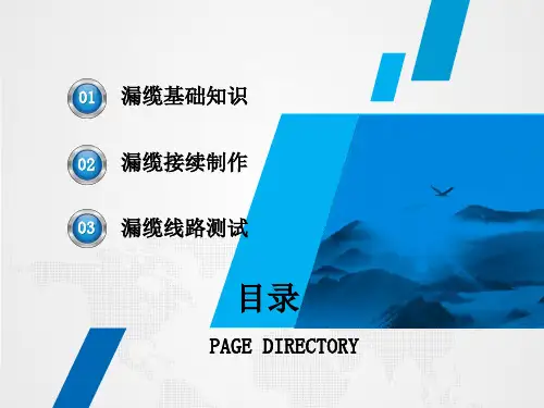 漏泄同轴电缆接续PPT