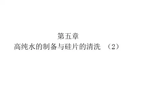 第五章2硅片的清洗.