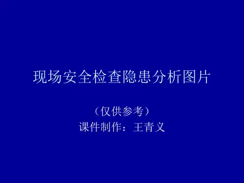 现场安全检查分析图片