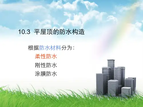 平屋顶的防水构造PPT课件