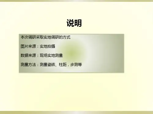 万达广场(石景山店)购物中心市场调查