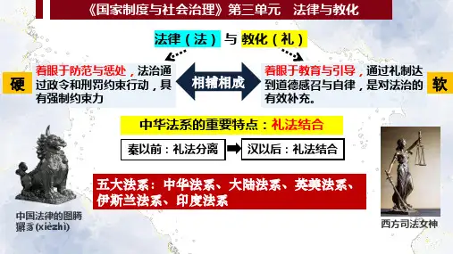 中国古代的法治与教化ppt课件