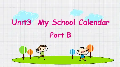 五年级下册英语课件-Unit 3 Part B 人教PEP版(共16张PPT)