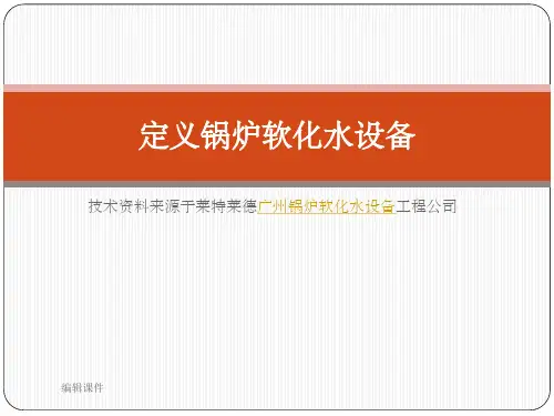 定义锅炉软化水设备