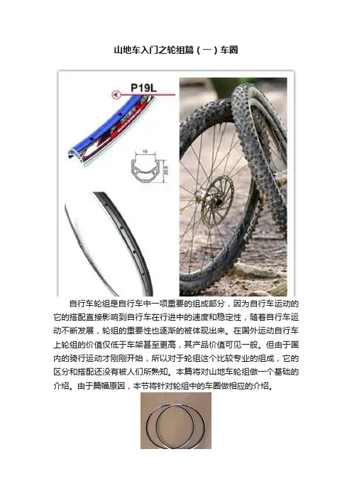 山地车入门之轮组篇（一）车圈