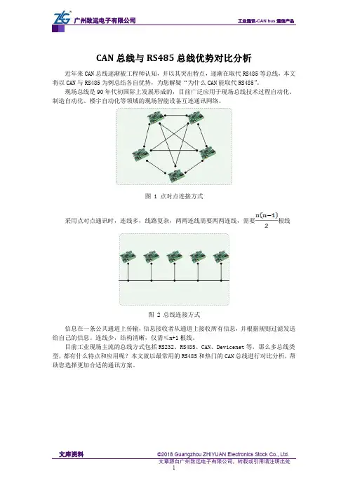CAN总线与RS485总线优势对比分析