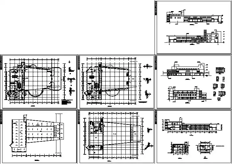 【江苏】某学校食堂平面布置设计图
