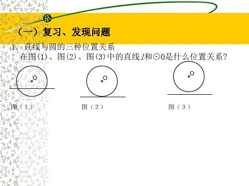 圆的切线判定PPT课件