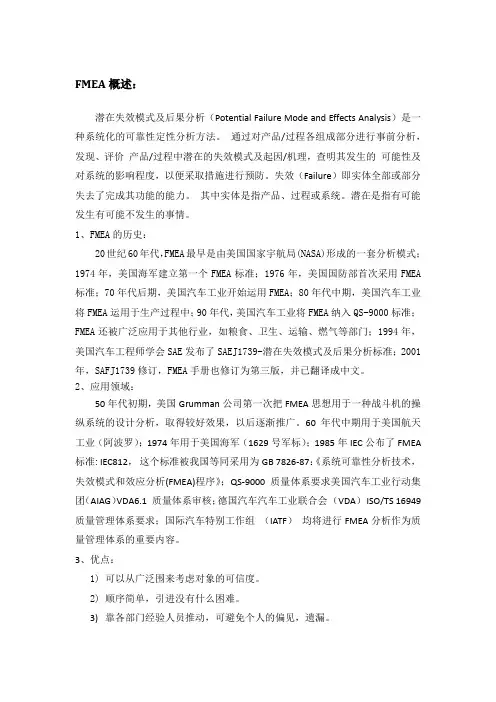 关于FMEA的介绍