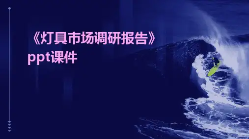 《灯具市场调研报告》课件