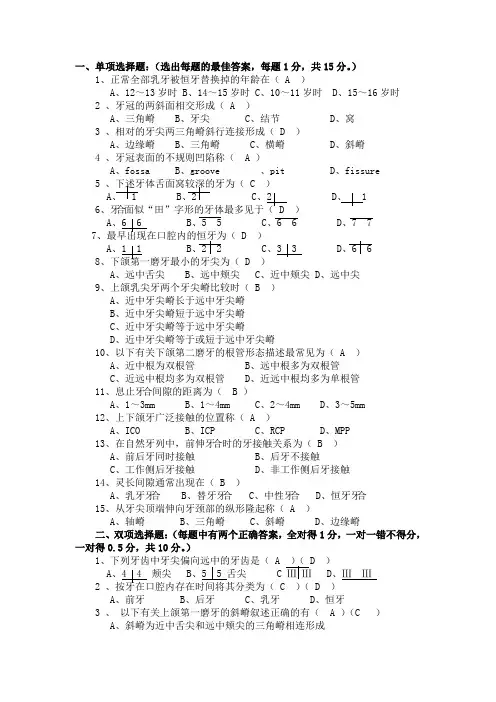 题目