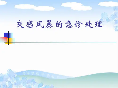 交感风暴