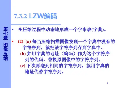 数字图像处理图像编码