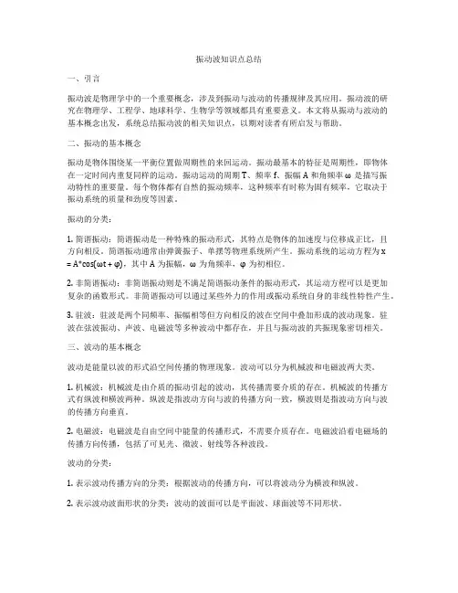 振动波知识点总结