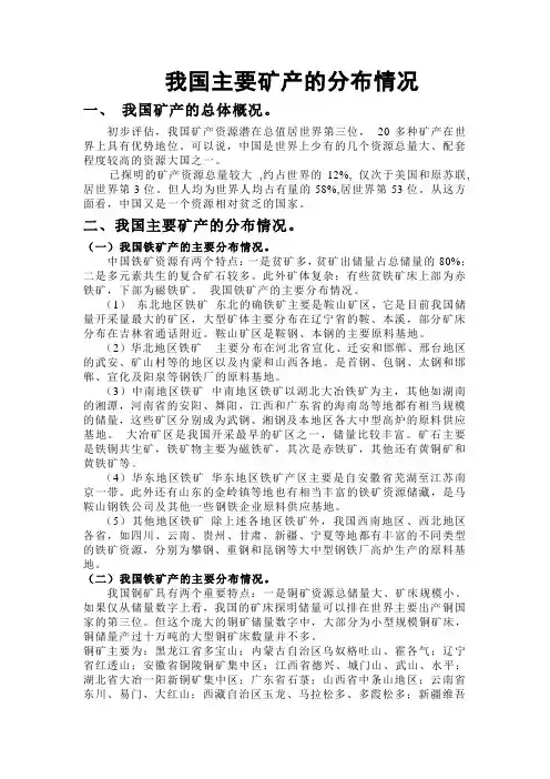 资源导论作业